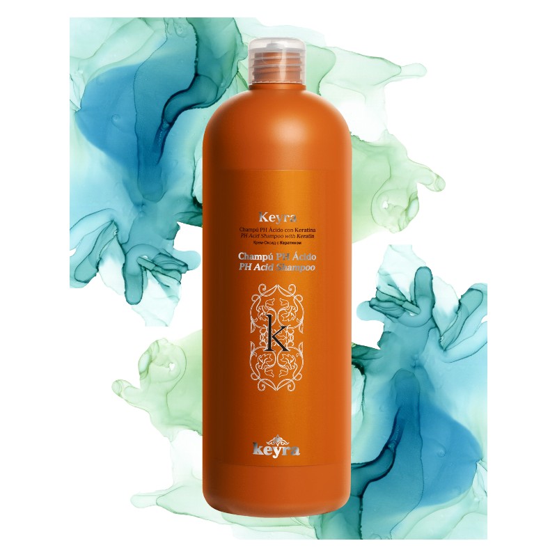 KEYRA Šampon se speciálním PH a keratinem 1000ml - Shampoo Ph-Acid with Keratin 1000 ml